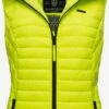 Marikoo Vestes Sans Manches Gilet Femme Citron Vert -Veste Mode 80f80eb3c36f013b79213dc878823dd3