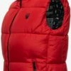 Marikoo Vestes Sans Manches Gilet Eisflöckchen Femme Rouge -Veste Mode 81ad5852d29b684060f2d402c68f277c