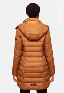 Marikoo Manteaux Courts Manteau D’hiver Abendsternchen Femme Noisette -Veste Mode 85bddeec8b9b33df7021d739f066efb2