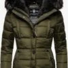 Marikoo Vestes Dhiver Veste D’hiver Lotusblüte Femme Olive