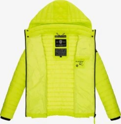 Marikoo Vestes De Mi-saison Veste Mi-saison Samtpfote Femme Vert Fluo -Veste Mode 870aefe603195a1ed6b0c9e49c18b61c