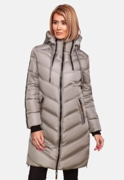 Marikoo Manteaux Dhiver Manteau D’hiver Armasa Femme Gris -Veste Mode 871d07ef2e346ab050a0ddc4d0f798dc
