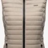 Marikoo Vestes Sans Manches Gilet Hasenpfote Femme Gris Clair -Veste Mode 8802e311a2a0c96f1601984d95e91040