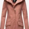 Marikoo Manteaux De Pluie Manteau Fonctionnel Mayleen Femme Rose -Veste Mode 8809eeaa46f070f139239eddde9be50d