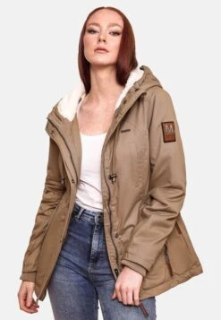 Marikoo Vestes Dhiver Veste D’hiver Bikoo Femme Noisette -Veste Mode 8840715e29dd95eecf34eb5745412a65