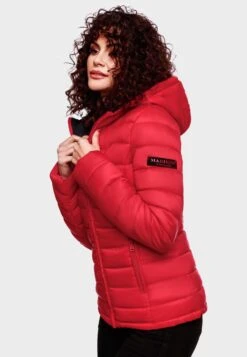 Marikoo Vestes Dextérieur Veste Fonctionnelle Femme Rouge -Veste Mode 898095695f7f886801545c4d5390ebde