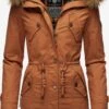 Marikoo Parkas Parka D’hiver La Viva Femme Marron