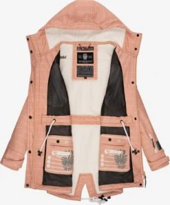 Marikoo Manteaux De Pluie Manteau Fonctionnel Zimtzicke Femme Rose -Veste Mode 8aa1b8e8365863f70cbd54df8f0bed6e