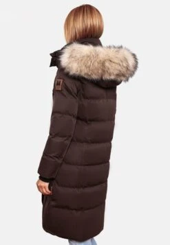 Marikoo Manteaux Dhiver Manteau D’hiver Schneesternchen Femme Marron -Veste Mode 8bce23fd25be0e7fae7dbc70cf2c3749