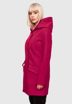Marikoo Manteaux De Pluie Manteau Fonctionnel Mayleen Femme Magenta -Veste Mode 8bec2313cd6c8b7330e30a8a2b074cb5