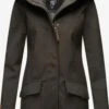 Marikoo Manteaux De Pluie Manteau Fonctionnel Mayleen Femme Marron -Veste Mode 8d8a76eaa5f24d0b4f2ef30b2e9727f5