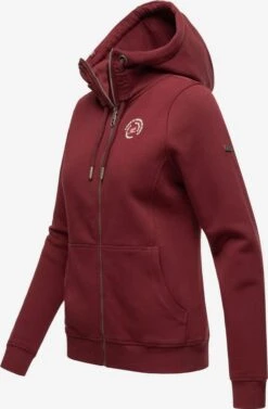Marikoo Sweats Zippés Veste De Survêtement Setsunaa Femme Bordeaux -Veste Mode 8d933c53e9d3016075849f01d6121919