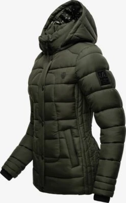 Marikoo Vestes Dhiver Veste D’hiver Qesraa Femme Kaki -Veste Mode 8e35e83603630b57a5692c3c71907cf9
