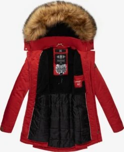 Marikoo Manteaux Dhiver Manteau D’hiver Sanakoo Femme Rouge -Veste Mode 8ef1098012a3078ff94dcfe7b3aa29fe
