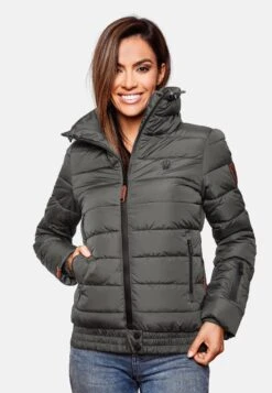 Marikoo Vestes Dhiver Veste D’hiver Poison Femme Graphite -Veste Mode 8ef9c5e1dbeb4f2d606f4e945be3aec0