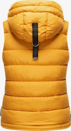 Marikoo Vestes Sans Manches Gilet Taisaa Femme Jaune -Veste Mode 8f6e3389fe6933bb79138d5183c2b40c