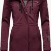Marikoo Manteaux De Pluie Manteau Fonctionnel Zimtzicke Femme Bordeaux