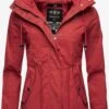Marikoo Parkas Parka Mi-saison Nyokoo Femme Rouge / Bourgogne -Veste Mode 91de03647b6e22dd5e2ba031d6c7c78c
