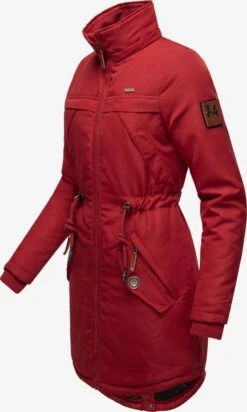 Marikoo Parkas Parka D’hiver Kamii Femme Rouge -Veste Mode 9297bb481096ef956d1daea869df2dbf