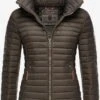 Marikoo Vestes De Mi-saison Veste Mi-saison Löwenbaby Femme Anthracite -Veste Mode 9333fc22a2f5545970d5f959668f6e9a
