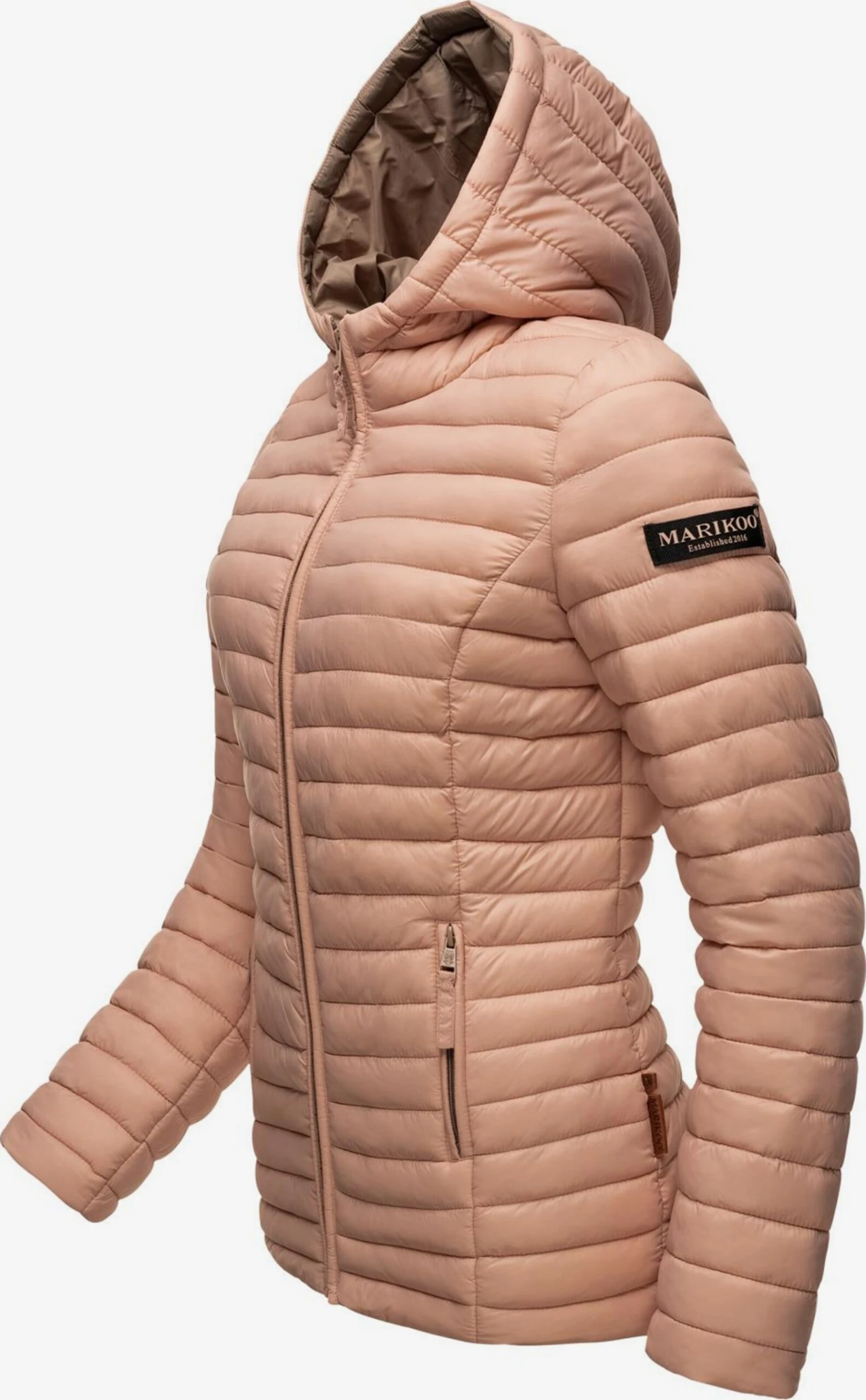 Marikoo Vestes De Mi-saison Veste Mi-saison Asraa Femme Rose 4 Marikoo Vestes De Mi-saison Veste Mi-saison Asraa Femme Rose – Image 2