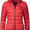 Marikoo Vestes Dhiver Veste D’hiver Poison Femme Rouge Clair