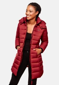 Marikoo Manteaux Courts Manteau D’hiver Abendsternchen Femme Rouge Sang -Veste Mode 944ff98a9dac5e2af29f5b6997426153