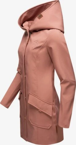 Marikoo Manteaux De Pluie Manteau Fonctionnel Mayleen Femme Rose -Veste Mode 953d6412dac3186edad245d81d1de5fe