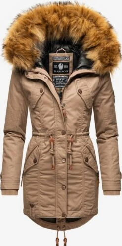 Marikoo Parkas Parka D’hiver La Viva Femme Beige Clair