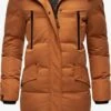 Marikoo Manteaux Dhiver Manteau D’hiver Schneesternchen Femme Orange -Veste Mode 96b78393dab1c5d0edc351cf821d06af