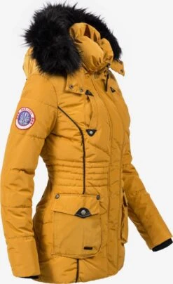 Marikoo Vestes Dhiver Veste D’hiver Vanilla Femme Jaune -Veste Mode 9769f6d4f5d7fcd266895cc7df1431b7