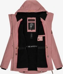 Marikoo Vestes De Mi-saison Veste Mi-saison Babetaa Femme Rose Ancienne -Veste Mode 9824d35470b039f4f29f8dbca50efa95