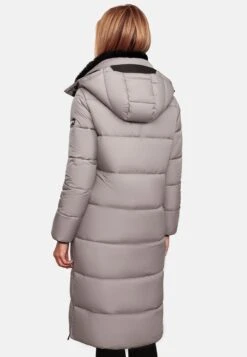 Marikoo Manteaux Dhiver Manteau D’hiver Femme Gris -Veste Mode 984df96b0a6c2eda4c1932d9006ae27d