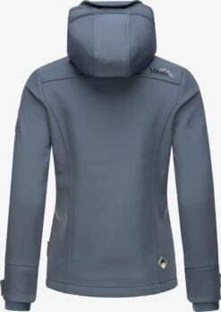 Marikoo Vestes De Mi-saison Veste Mi-saison Kleinezicke Femme Bleu-gris -Veste Mode 98a0766f1dd371bb814415c180a90dbc