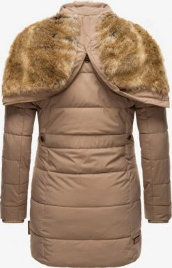 Marikoo Manteaux Courts Manteau D’hiver Femme Marron -Veste Mode 9903b4680cbeee738828b7ba2e0c50b1