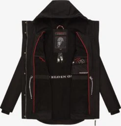 Marikoo Parkas Parka Mi-saison Babetaa Femme Noir -Veste Mode 9a59f7c3737dbf3046810c59046530d8