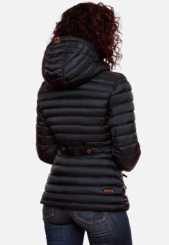 Marikoo Vestes De Mi-saison Veste Mi-saison Aniyaa Femme Bleu Marine -Veste Mode 9cbb7c2283e2de61107cc52a2f6f9bbb