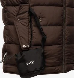 Marikoo Vestes Sans Manches Gilet Taisaa Femme Brun Foncé -Veste Mode 9cc0c8382642dfbf0b2c660bde631ead