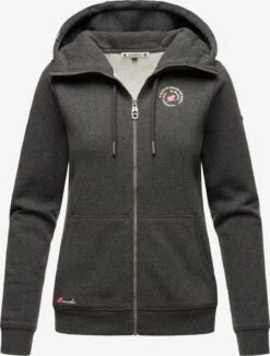 Marikoo Sweats Zippés Veste De Survêtement Setsunaa Femme Gris Foncé -Veste Mode 9cf2bd2f32d9b6ccecdf60f13f422d59