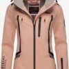 Marikoo Vestes Dhiver Veste D’hiver Femme Rose -Veste Mode 9d166b95341f670aded4b1c9bff4a95a