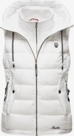 Marikoo Vestes Sans Manches Gilet Taisaa Femme Blanc