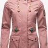 Marikoo Vestes De Mi-saison Veste Mi-saison Babetaa Femme Rose Ancienne -Veste Mode 9dabb8c5fd0409d18a91336e07e7b677