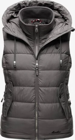 Marikoo Vestes Sans Manches Gilet Taisaa Femme Gris Foncé