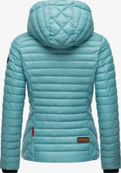 Marikoo Vestes De Mi-saison Veste Mi-saison Samtpfote Femme Bleu -Veste Mode 9f00a9881c0f656cca0176bc165498a7