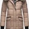 Marikoo Manteaux Dhiver Manteau D’hiver Chaskaa Femme Taupe -Veste Mode 9fa6916d2099ba88a25ad4c84f2f2d58
