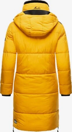 Marikoo Manteaux Dhiver Manteau D’hiver Femme Jaune -Veste Mode a02c5b34e054f4c564ba4a0b5ab0df20