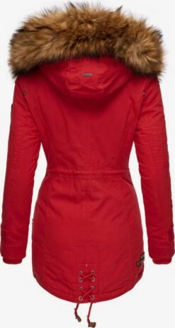 Marikoo Parkas Parka D’hiver La Viva Femme Rouge Clair -Veste Mode a0adb4eed9f5e574569dac79c2d80405