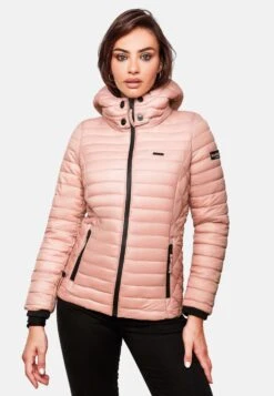 Marikoo Vestes De Mi-saison Veste Mi-saison Femme Rose -Veste Mode a111427eedbd4f00d3b4273057d05575