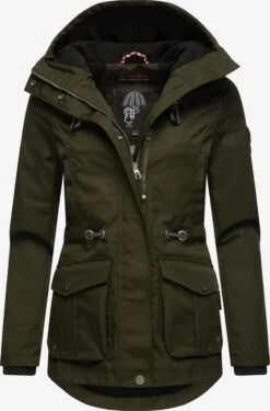 Marikoo Parkas Parka Mi-saison Babetaa Femme Sapin -Veste Mode a1bc2030b3fd87153fe3e31b71914c4b