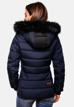 Marikoo Vestes Dhiver Veste D’hiver Unique Femme Bleu Nuit -Veste Mode a2c3c733c05e516245ddfbc67f2909f6